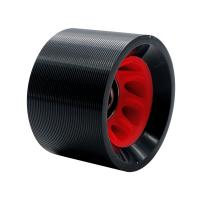 PU Rubber Roues de skate Polypropylène-PP Solide rouge et noir Beaucoup