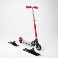 Aluminium Alloy & Polypropylene-PP & Iron Snowmobile for children & break proof & stretchable plated Solid red PC