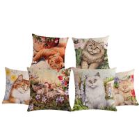 Cotton Linen Throw Pillow Covers washable printed PC