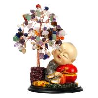 Synthetic Resin Creative Rich Tree Decoration durable Painted Solid PC