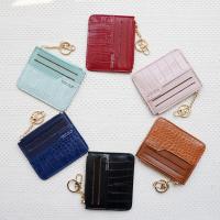 PU Leather Change Purse Mini & portable Solid PC