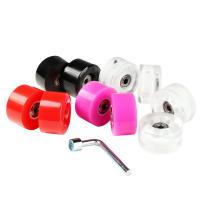 PU Rubber Roues de skate Solide plus de couleurs pour le choix Ensemble