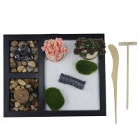 Medium Density Fiberboard Zen Sandbox Ornament,  Stück