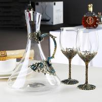 Crystal Glass Wine Glass Enamel transparent PC