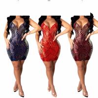 Polyester Sexy Paket Hip Kleider, Solide, mehr Farben zur Auswahl, :XXL,  Stück