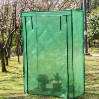 PE Plastic with rack & heat preservation Greenhouse Film Environment-Friendly & anti ultraviolet Solid green PC