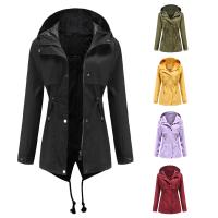 Polyester Manteau de trench pour femmes Solide plus de couleurs pour le choix pièce