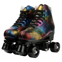 Cuir microfibre Patins plus de couleurs pour le choix Paire