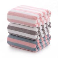 Microfiber Badhanddoek Afgedrukt Striped meer kleuren naar keuze stuk