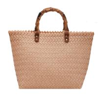 Straw Handbag Solid PC