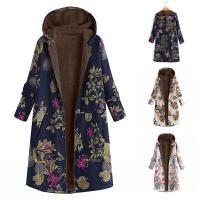 Coton Manteau femmes Polyester Imprimé Floral plus de couleurs pour le choix pièce