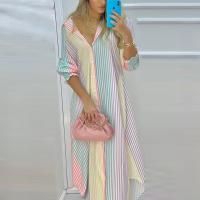 Polyester Robe de chemise Imprimé plus de couleurs pour le choix pièce