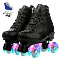 Caoutchouc & PU Cuir Patins plus de couleurs pour le choix Paire