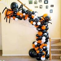 Emulsion Inflatable Balloon Decoration Set irregular Solid black Set