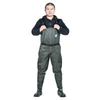 PVC & Knitted Wader Pants & waterproof PC