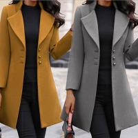 Polyester Manteau de femmes Solide plus de couleurs pour le choix pièce