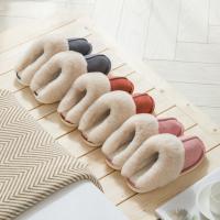 Pluche Katoenen slippers Pvc Solide meer kleuren naar keuze Paar