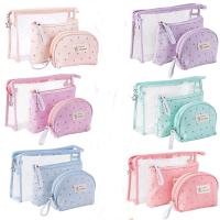 PVC Cosmetic Bag durable & portable & three piece & waterproof Set