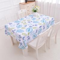 PVC & Cotton Linen Antifouling & anti-scald & Waterproof Table Cloth printed PC