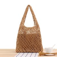 Cotton Cord Shoulder Bag soft surface & hollow PC