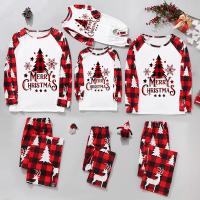 Polyester Parent-Child Cloth Set christmas design printed Set