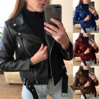 Cuir synthétique Manteau femmes plus de couleurs pour le choix pièce