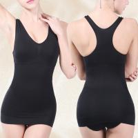 Polyamide Abdomen-flat & Shapewear Women Body Shaper Vest & padded plain dyed Solid PC