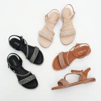 Synthetisches Leder Frauen Sandalen, mehr Farben zur Auswahl,  Paar