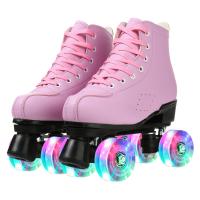 PU Cuir Patins Ciment en plastique Imprimé Solide plus de couleurs pour le choix Paire