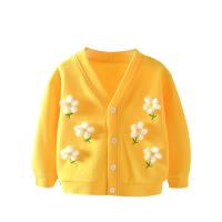 Coton Manteau de fille Brodé plus de couleurs pour le choix pièce