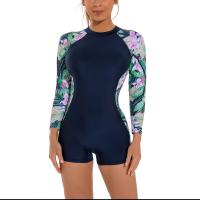 Polyamide One-piece Swimsuit & sun protection & skinny style printed PC