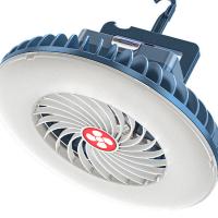 El plastico Luces de ventilador de camping, blanco,  trozo