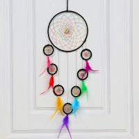 Feather Creative Dream Catcher Hanging Ornaments handmade multi-colored PC