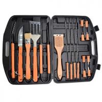 Stainless Steel BBQ Tools Set portable & eighteen  piece Set