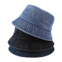 Baumwolle Bucket Hat, schlicht gefärbt, Brief, mehr Farben zur Auswahl,  Stück