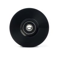 PU Rubber Roues de skate Solide Noir pièce