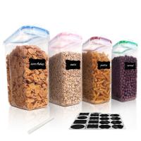 Polypropylene-PP Storage Jar tight seal & four piece Set