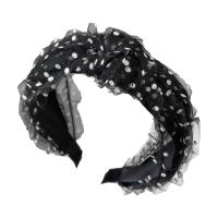 Lace Hair Band for women handmade dot black PC