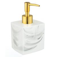 Resin Soap Bottle durable plated Marbling PC