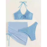 Poliamida & Poliéster Bikini, teñido de manera simple, Sólido, más colores para elegir,  Conjunto