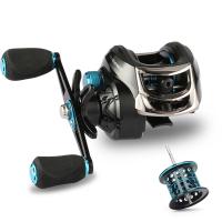 EVA Fishing Reels hardwearing Brass black and blue PC