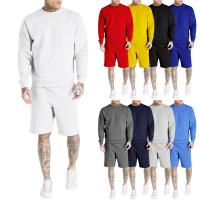 Polyester Männer Casual Set, kurz & Nach oben, Solide, mehr Farben zur Auswahl,  Festgelegt