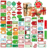 Pressure-Sensitive Adhesive Sealing Sticker christmas design & four piece Bag