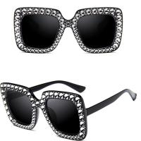 Polymethyl Methacrylate & PC-Polycarbonate Sun Glasses sun protection & with rhinestone PC