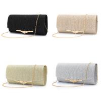 Polyester Clutch Bag with chain & soft surface PC