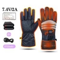 Poliéster Guantes de calefacción eléctrica, teñido de manera simple, Sólido, negro, :,  Par