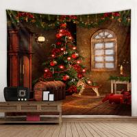 Polyester Creative Tapestry christmas design  PC