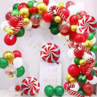 Aluminum Film Balloon Decoration Set multiple pieces & christmas design Aluminum Foil mixed colors PC