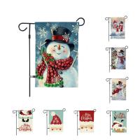 Linen Christmas Flag for home decoration & christmas design printed Bag