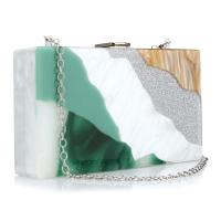 Acrylic Clutch Bag with chain PC